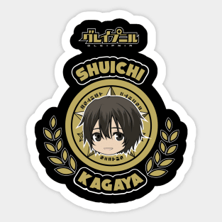 GLEIPNIR: SHUICHI KAGAYA CHIBI (BLACK) Sticker